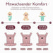 Momcozy Baby Trage - Leichte & Atmungsaktive Grau