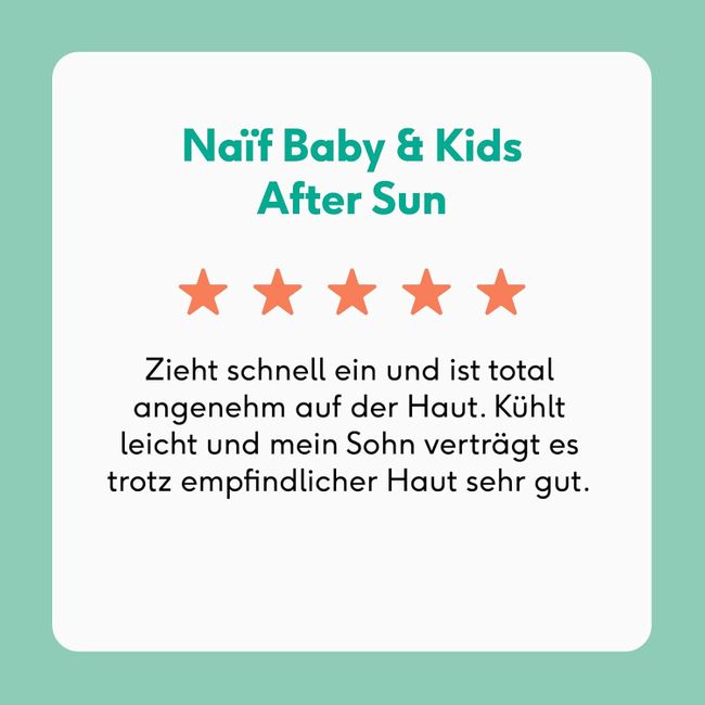 Naïf - Kühlendes Aftersun-Spray - für Baby & Kind