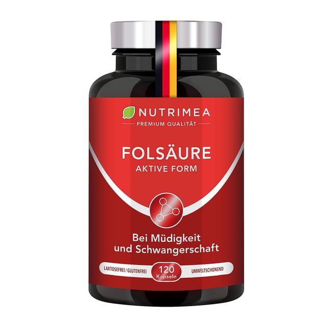 Nutrimea FOLSÄURE Vitamin B9 5-MTHF