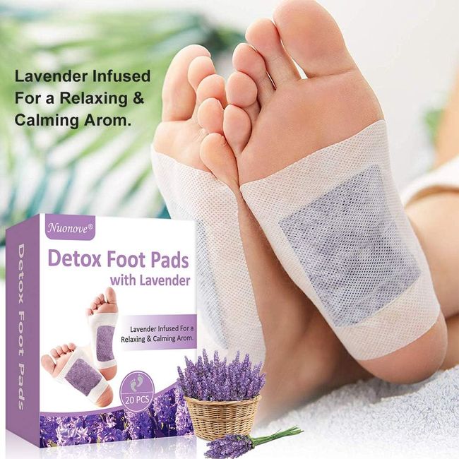 Detox Fußpflaster Vitalpflaster Fusspflaster, Lavendel Fusspflaster zur Entgiftung V2601-2258
