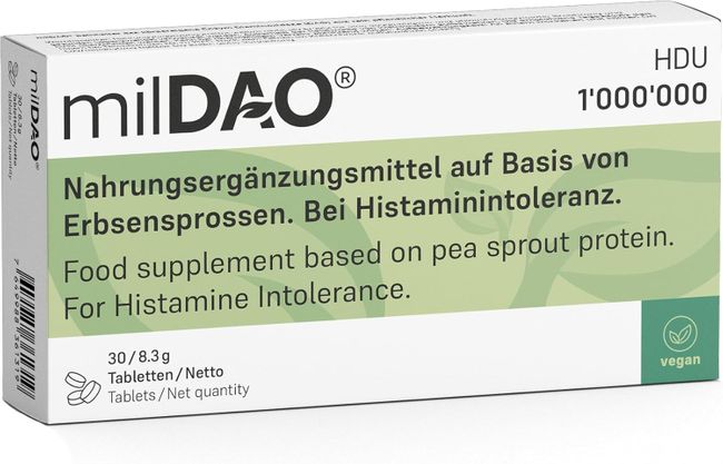 milDAO Hochaktive DAO bei Histaminintoleranz