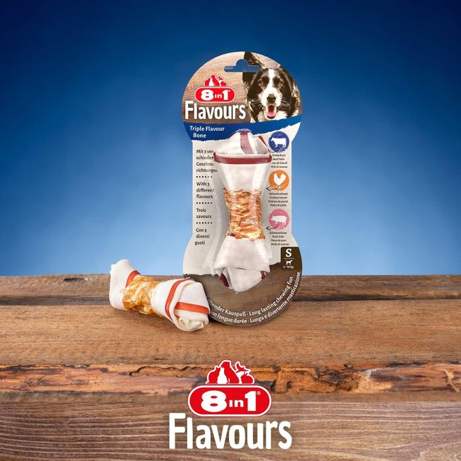 8in1 Triple Flavour Knochen S