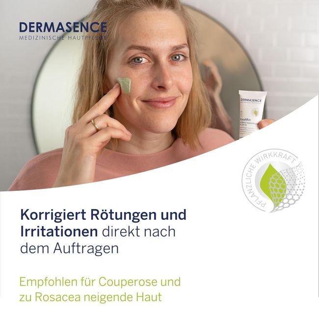 DERMASENCE RosaMin Getönte Tagespflege mit LSF 50 - Rötungen kaschierende Gesichtspflege mit LSF 50