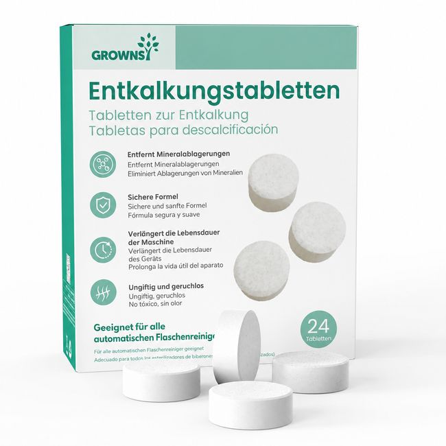 Grownsy Entkalkungstabletten