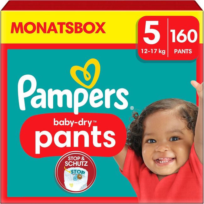 Pampers Windeln Pants Größe 5 (12-17kg) Baby-Dry
