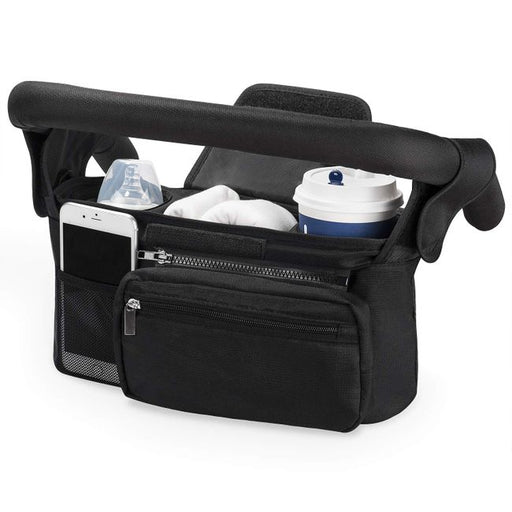MOMCOZY Kinderwagen Organizer Universal mit Isolierten Getränkehalter Becherhalter