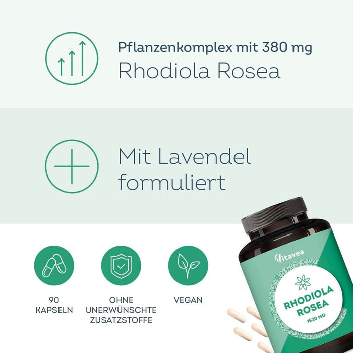 Vitavea Rhodiola Rosea mit Lavendel
