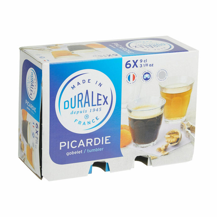 Gläserset Duralex Picardie Ø 6,5 x 6,7 cm 90 ml (6 Stück)