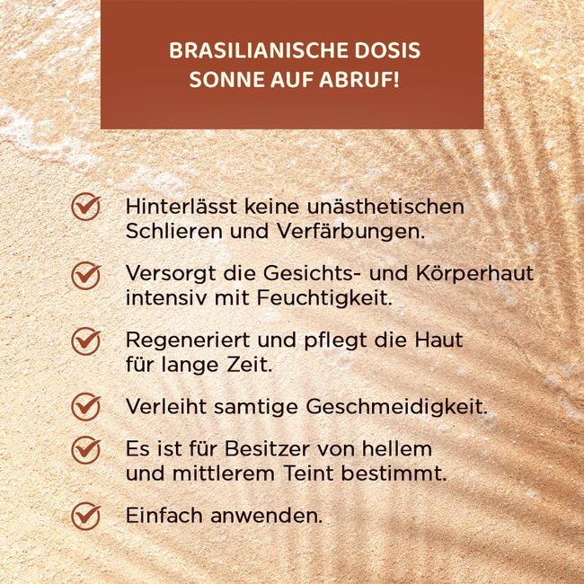 EVELINE COSMETICS Brazilian Body Luxuriöses Selbstbräunungsspray