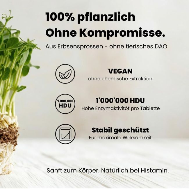 milDAO Hochaktive DAO bei Histaminintoleranz