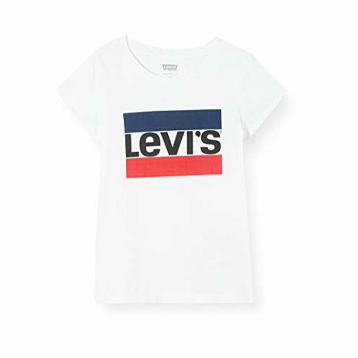 Jungen Kurzarm-T-Shirt Levi's E4900 Weiß (10 Jahre)