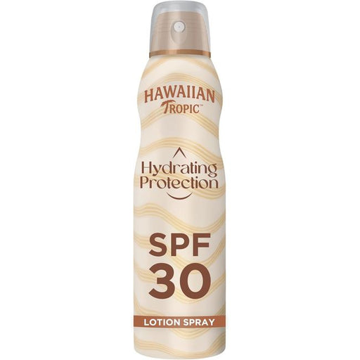 Hawaiian Tropic Hydrating Protection Sunscreen, wasserfeste Sonnencreme mit LSF 30 UVA- + UVB-Schutz