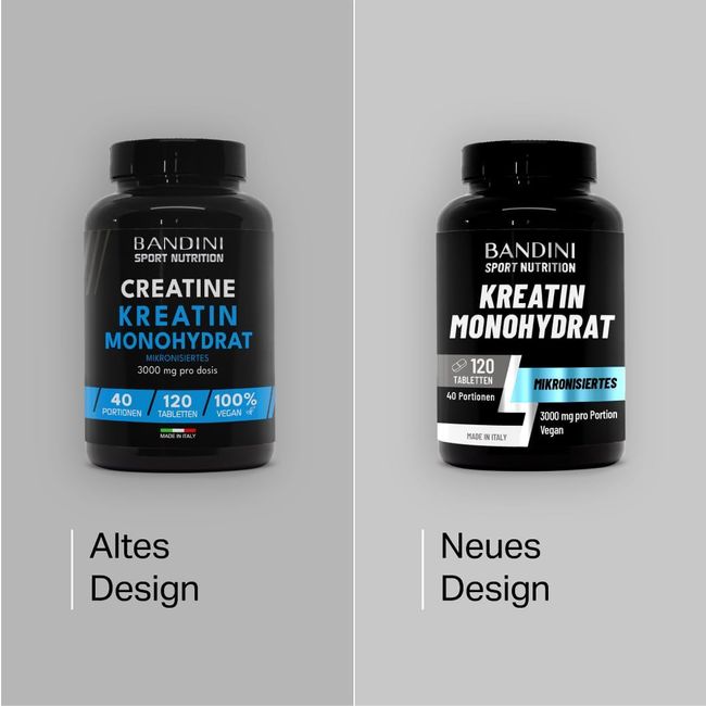 Bandini Mikronisiertes Kreatin-Monohydrat Tabletten