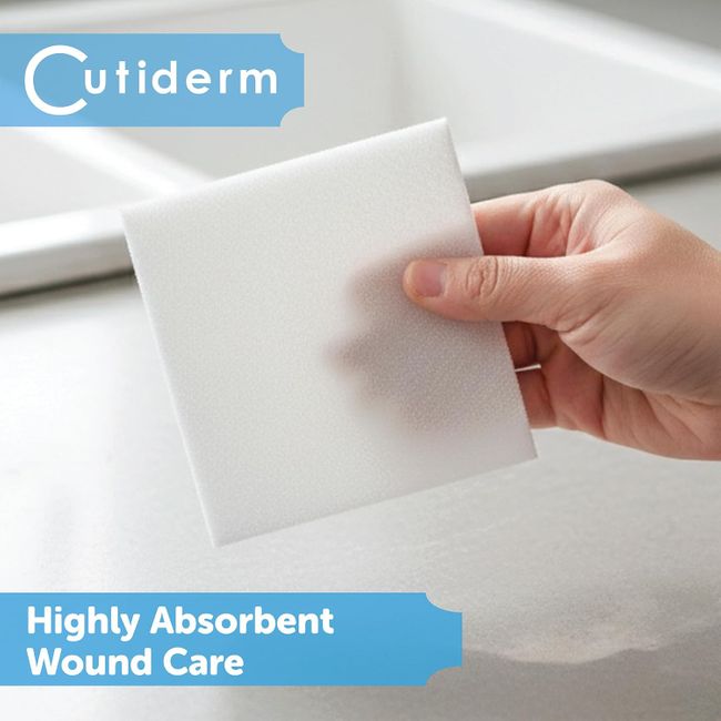 Cutiderm Wundkompresse, Kalziumalginat, niedrig haftend, 10 cm x 10 cm