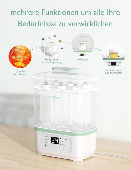 Momcozy Elektrischer Dampfsterilisator für Babyflaschen