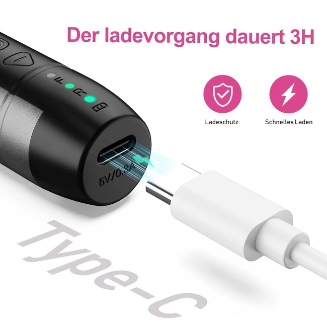 COSLUS  11 in 1 Profi Maniküre und Pediküreset grau