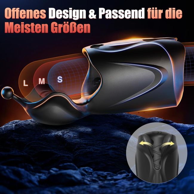 Tagnaff Masturbieren für Männer Handfrei Penis und Hoden Vibrator