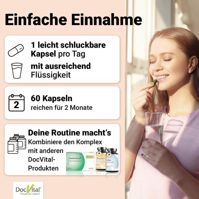 DocVital Gehirn Vital Komplex Kapseln