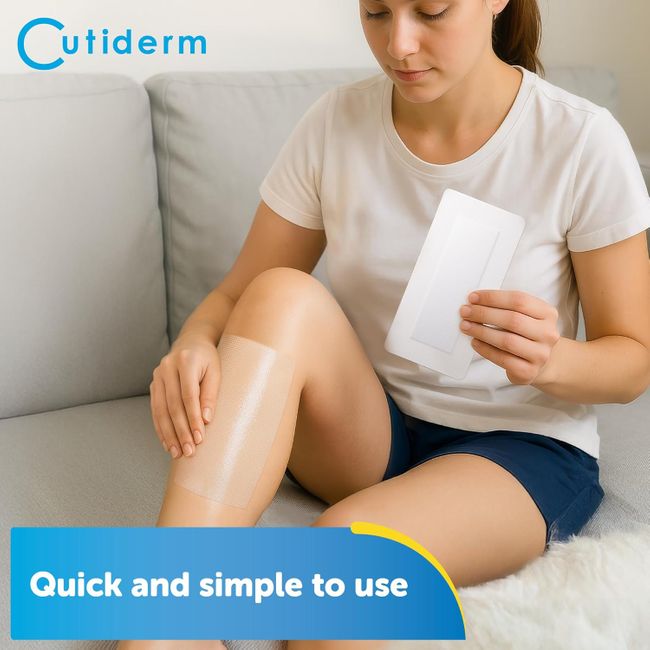 Cutiderm sterile Paraffingaze Kompresse 10 cm x 20 cm