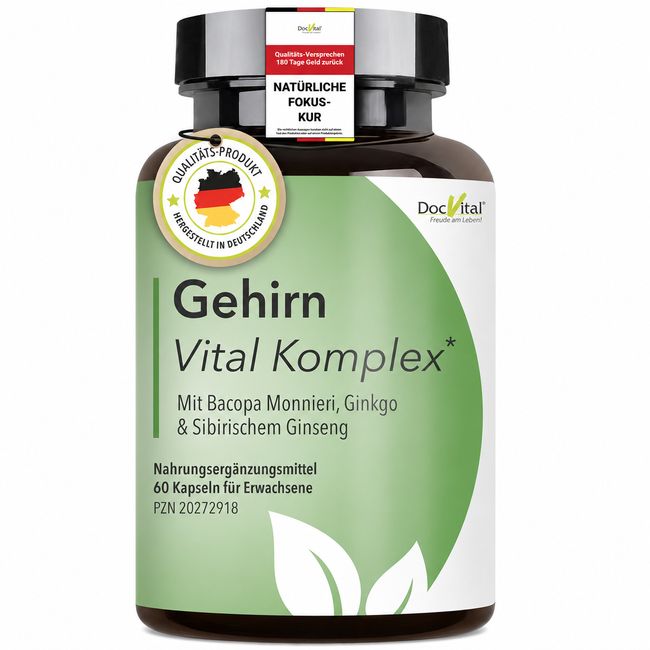 DocVital Gehirn Vital Komplex Kapseln