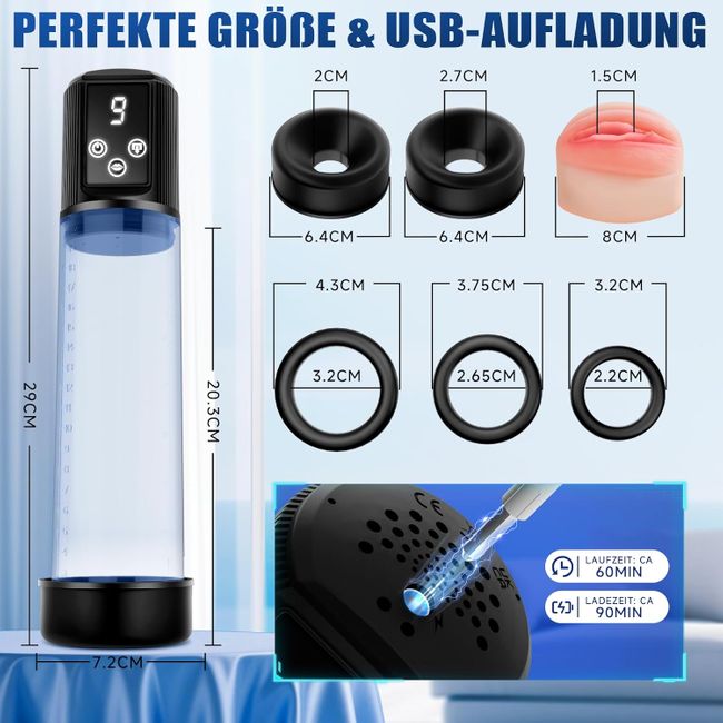 Tagnaff Penispumpe Vakuumpumpe für den Mann