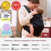 Momcozy Baby Trage - Leichte & Atmungsaktive Schwarz