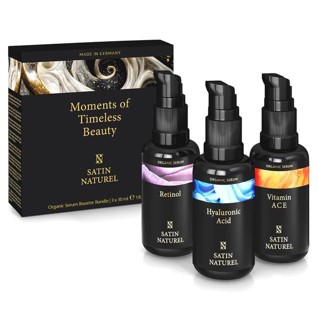 Satin Naturel luxuriöses Geschenkset für Frauen