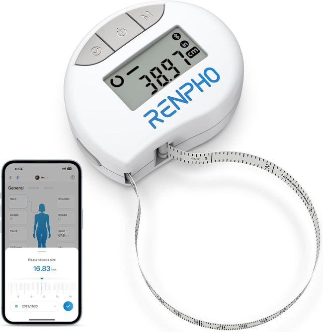 RENPHO Maßband Körper Smart Körpermassband