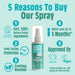 Salt of the Earth natürliches Fußdeodorant-Spray, kühlendes Menthol