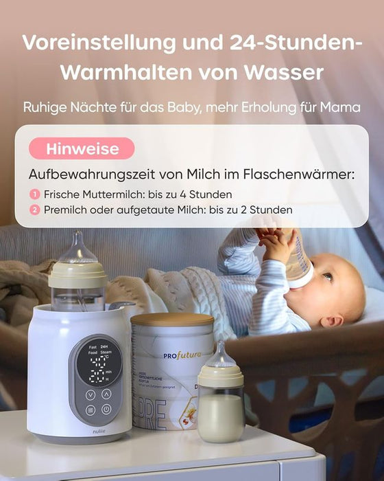 Nuliie 10-in-1 Elektrischer Flaschenwärmer