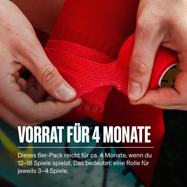 SPORTTAPE  Selbstklebender verband - 6 Rollen, 5 cm x 4,5 m Gemischt