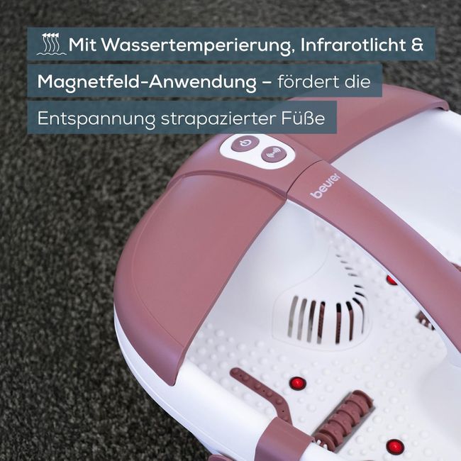 Beurer Fußsprudelbad mit Vibrations- & Sprudelmassage