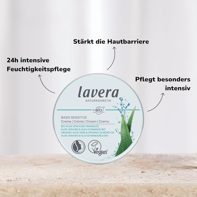 lavera Basis Sensitive Creme – Feuchtigkeitscreme