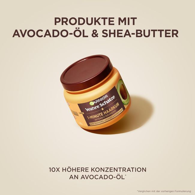 Garnier Wahre Schätze Pflegeset mit Shampoo, Spülung, Maske und Leave-In