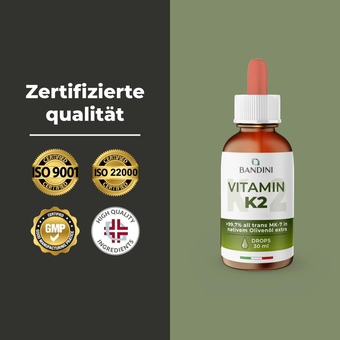 Bandini Vitamin K2 MK7 Tropfen