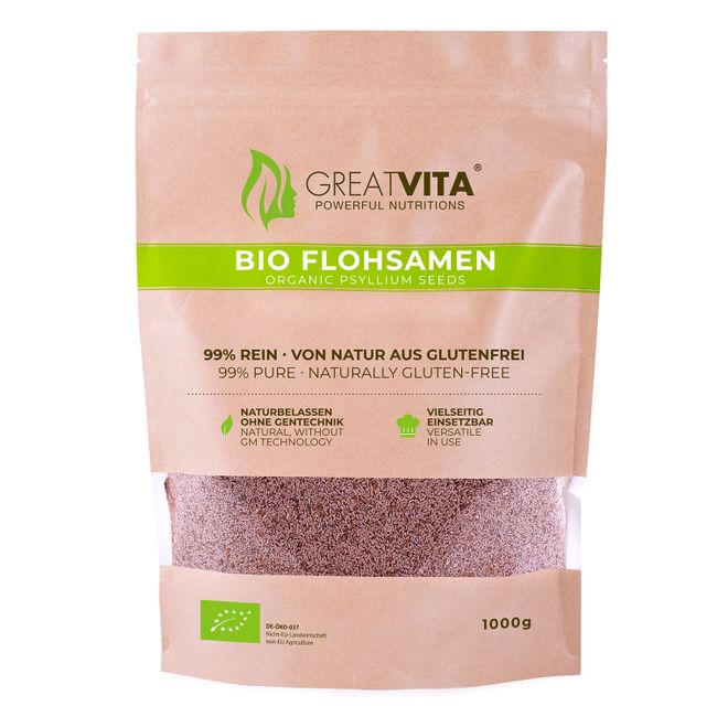 GreatVita Bio Flohsamen