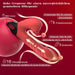 YAWNSHE Dildo Vibrator Stoßfunktion, 3 in 1 G Punkt Vibration