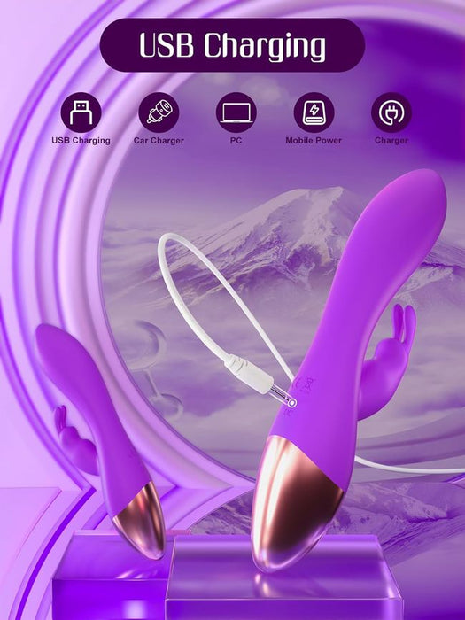 HIVEFUN Diloschwanz G Punkt Vibrator violett