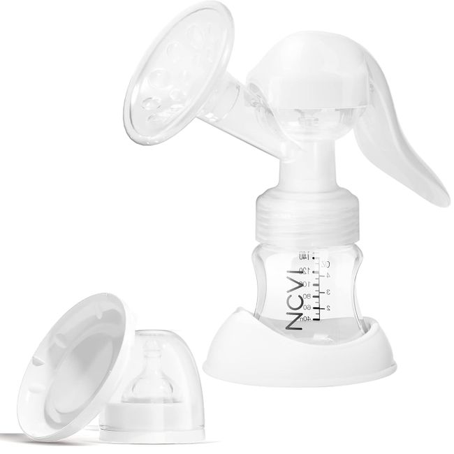 NCVI Handmilchpumpe inkl. Fläschchen