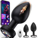 Tagnaff Analplugs Set, Analplug für Frauen Männer mit Vibration AI-Steuerung