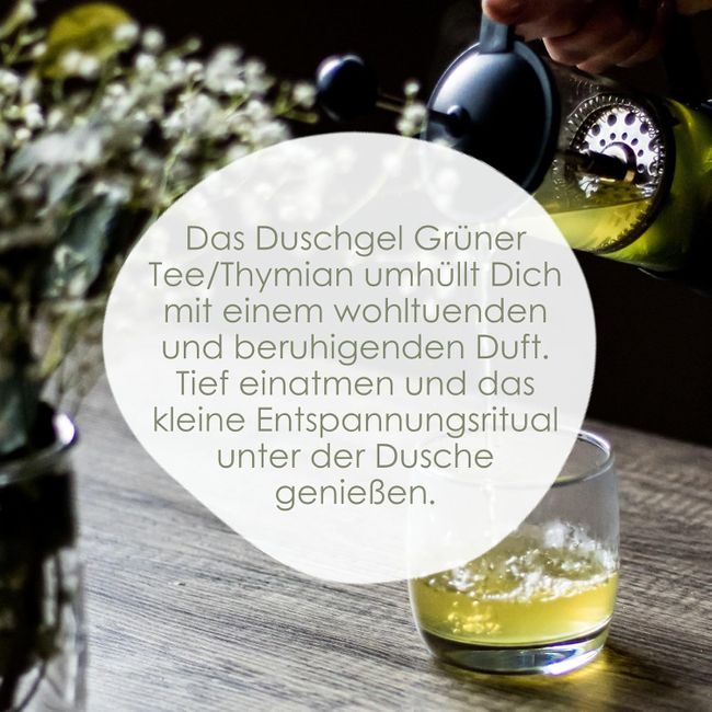 Jean & Len Duschgel Grüner Tee & Thymian