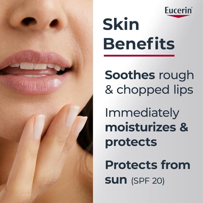Eucerin pH5 Lip Active 4,8 g, reparierender Lippenbalsam mit LSF 20