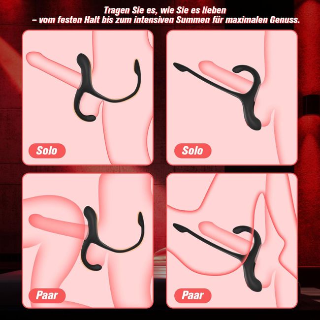 YAWNSHE Analplug Prostata Hoden Stimulation Männer