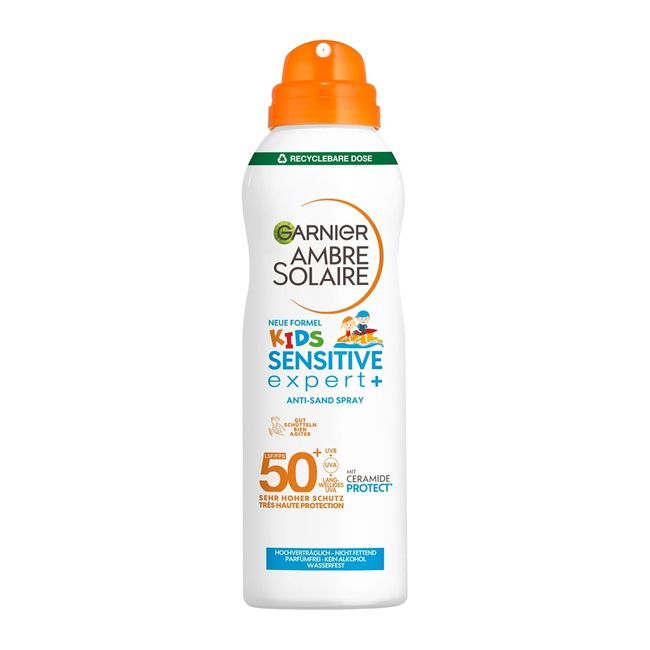 Garnier Ambre Solaire Kids Sensitive Expert+ Anti-Sand Spray LSF 50+
