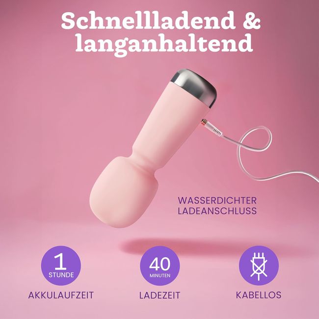 Oliver James Bullet Mini Vibrator Pastellrosa