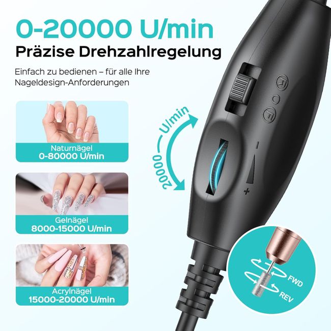 COSLUS  Elektrische Nagelfräser