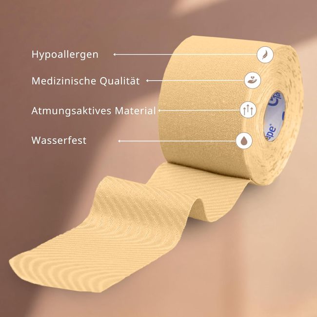 CureTape Beauty Kinesiologie Tape – Natürliches Gesichtslifting ohne OP