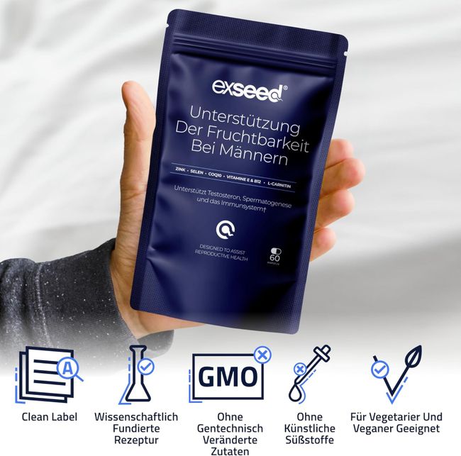 ExSeed  Fruchtbarkeits-Multivitaminpräparat für Männer