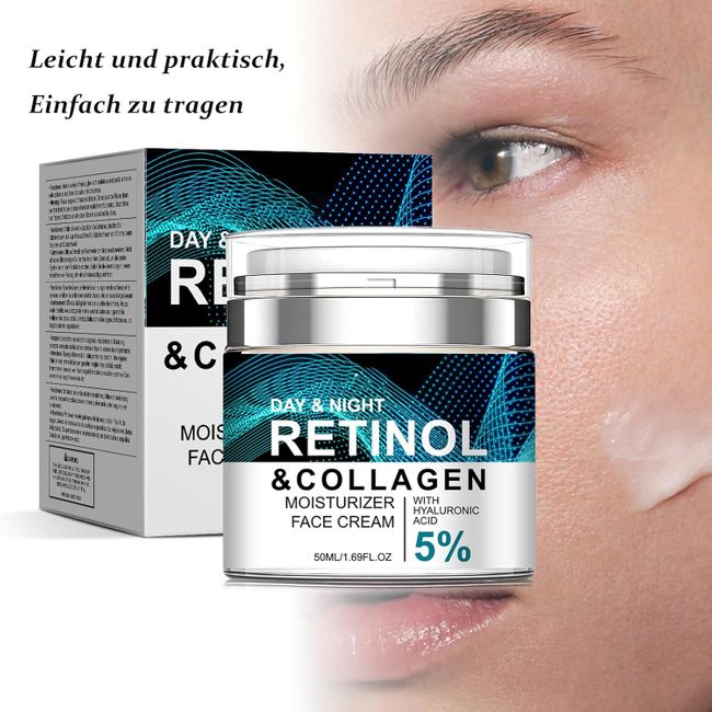 Soleneva Retinol Creme Gesicht, Anti Falten Creme