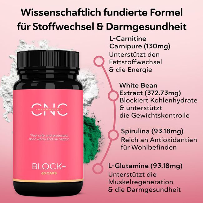 QSTA  Abnehmen Schnell Fettverbrenner QSTA BLOCK+ Kapsel